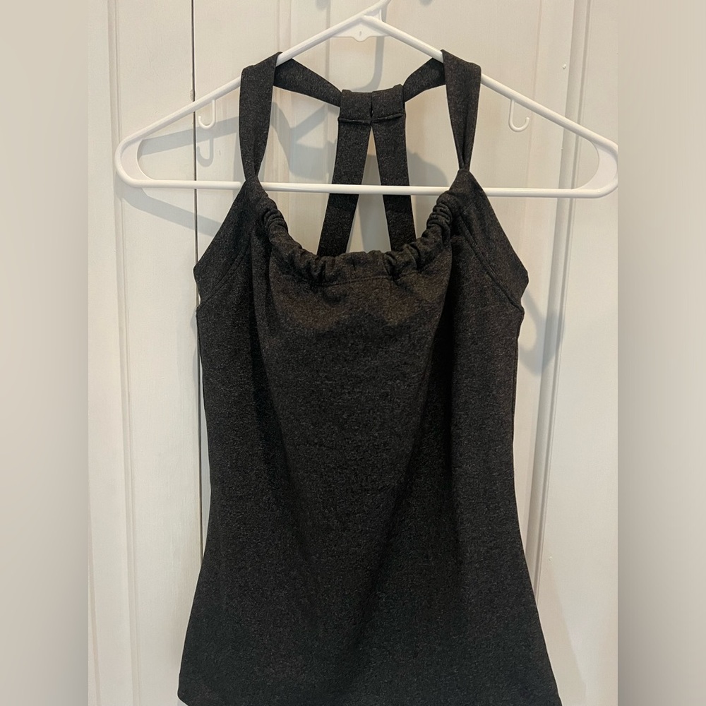 PRANA Quinn Chakra Tank Top Charcoal Heather Gray Size Small - Picture 7 of 14